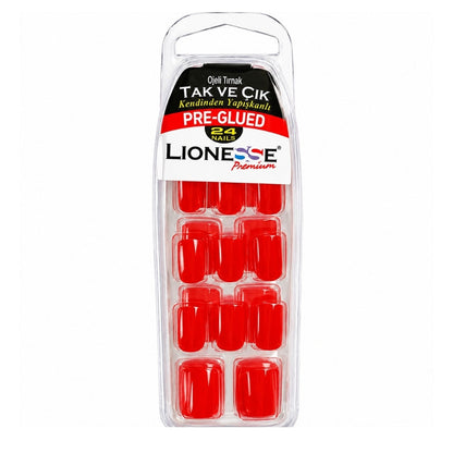 Lionesse False Nails 4402 Natural Look Press-On Set