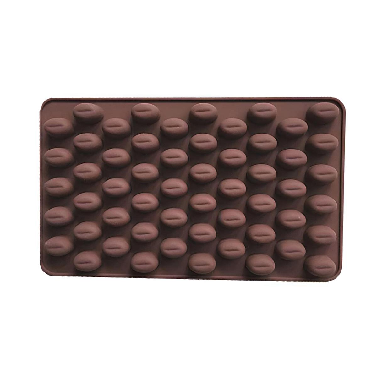 Lia Silicone Coffee Bean Chocolate Mold - Flexible, Durable, Non-Stick Chocolate Making Tool for Bakers and Chocolatiers
