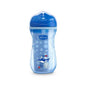 Chicco Insulated Active Cup for Toddlers - Thermal Insulation, 266ml, 14 Months+, Blue Male Fish Design