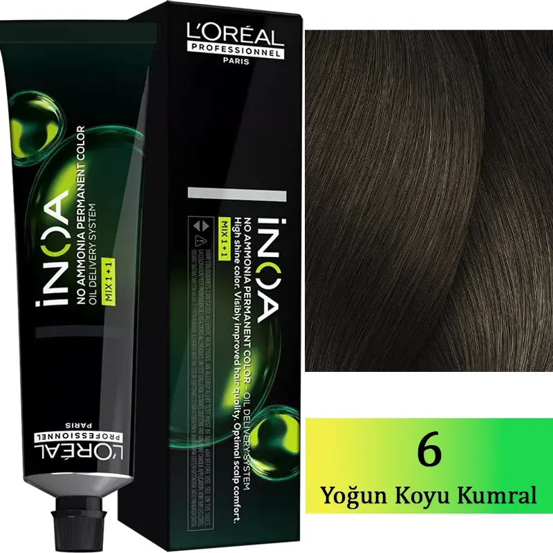 L'Oreal Professionnel Inoa Ammonia-Free Hair Color 6.0 60g