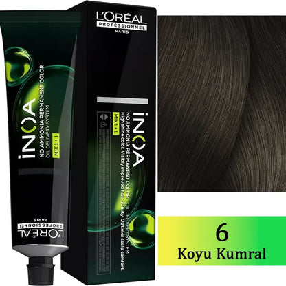 L'Oreal Professionnel Inoa Ammonia-Free Hair Color 6 Dark Blonde 60g