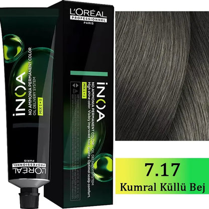 L'Oreal Professionnel Inoa Ammonia-Free Hair Color 7.17 60g