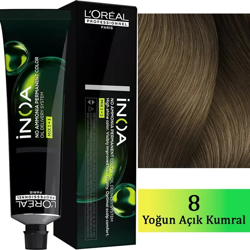 L'Oreal Professionnel Inoa Ammonia-Free Hair Color 8.0 60g
