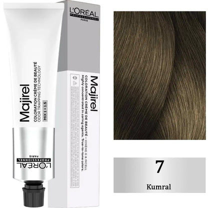 L'Oreal Professionnel Majirel Hair Color Cream 7 Blonde 60ml