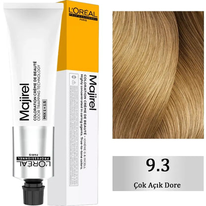 L'Oreal Professionnel Majirel Hair Color 9.3 Very Light Golden Blonde 60ml