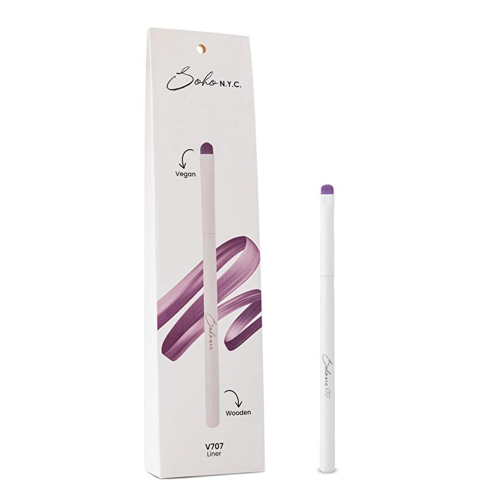 Soho N.Y.C. Vegan Detail Liner Brush V707 for Precise Eye Makeup
