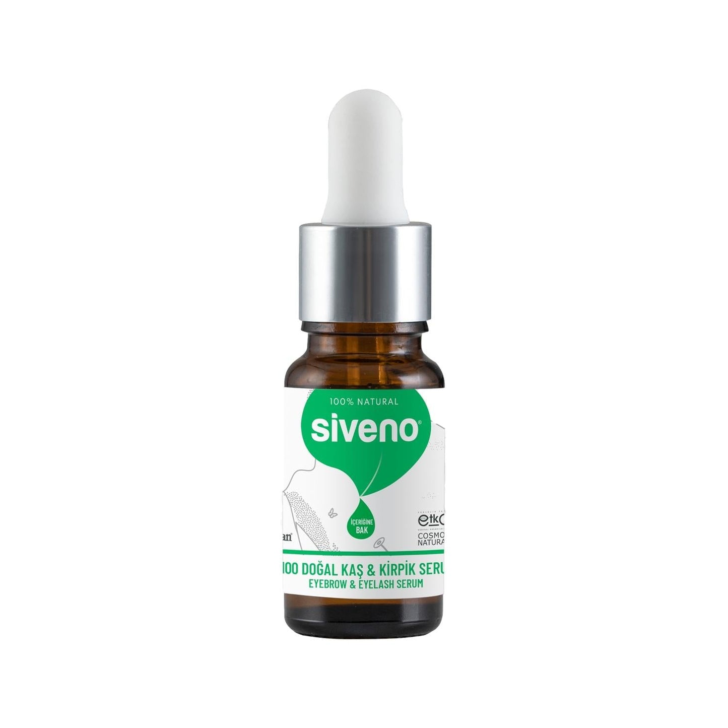 Siveno Natural Eyelash and Eyebrow Serum - 10ml, Nourishing and Enhancing Lashes and Brows, Natural Beauty Product