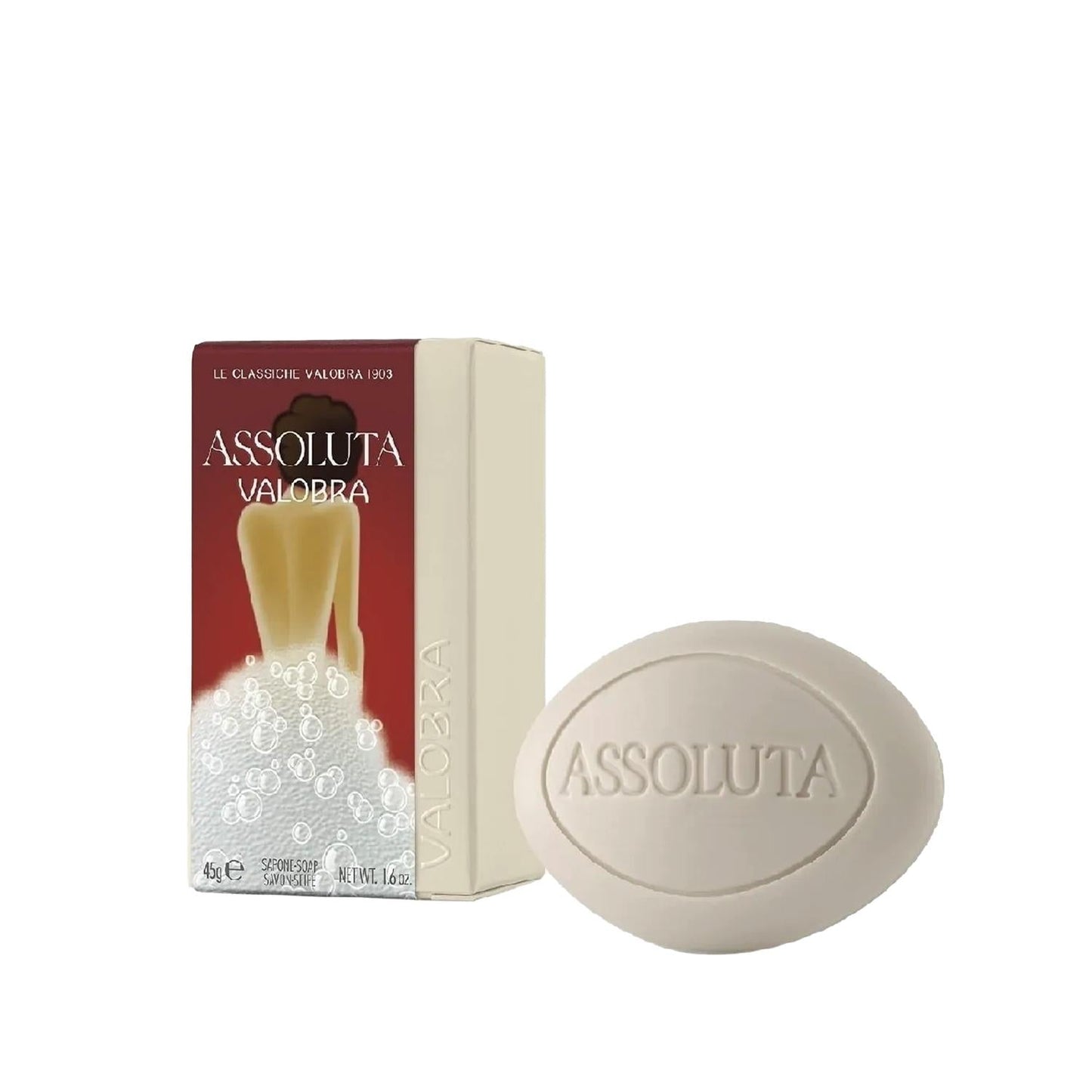 Valobra Assoluta Soap 45g - Premium Personal Hygiene for Travel & Daily Use