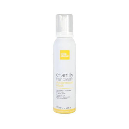 Milk Shake Chantilly Hair Cream: Leave-In Conditioner for Soft, Shiny, & Easy Styling with Milk Protein & UV Protection - 150ml