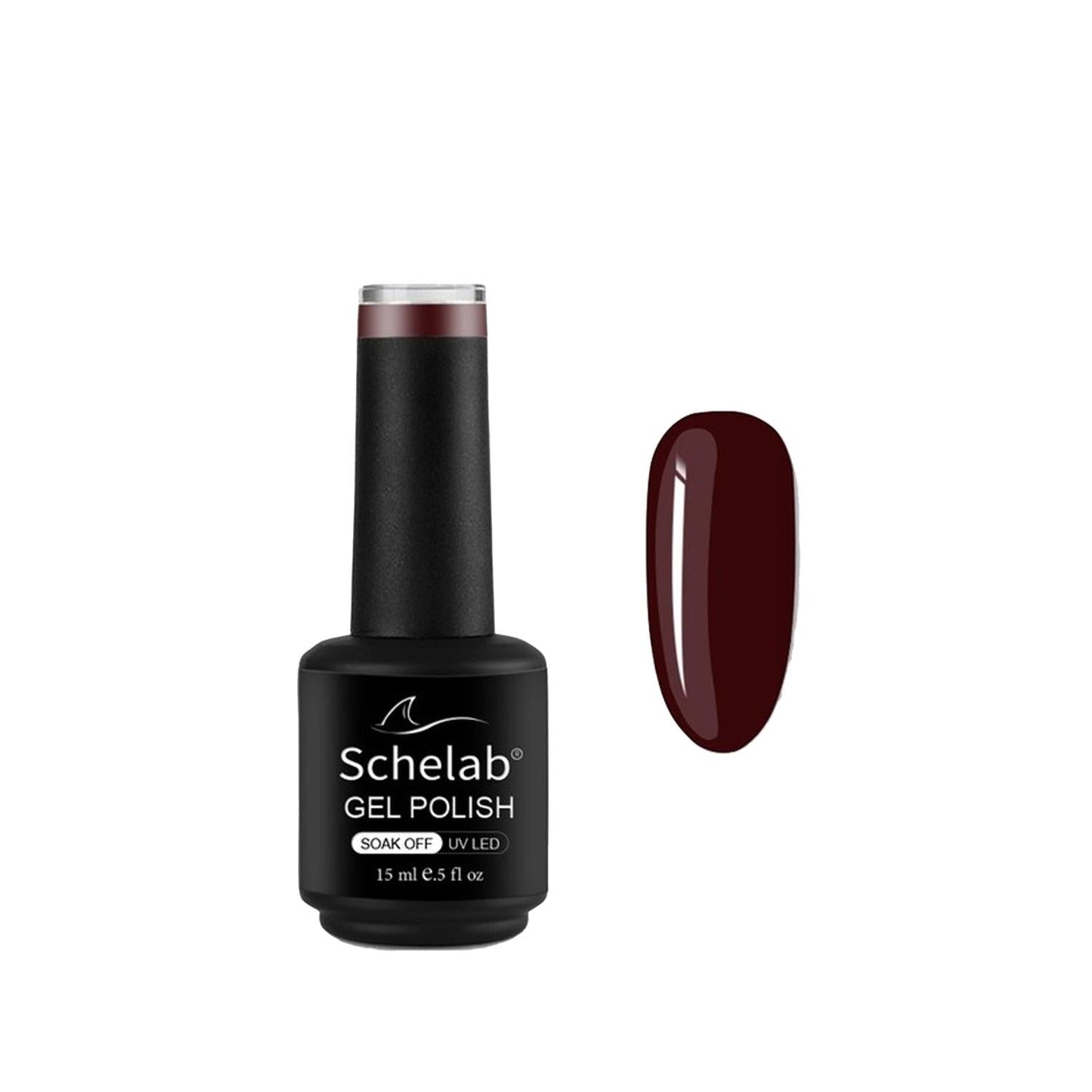 Schelab Long-Lasting 3-Step Gel Nail Polish System - 15ml, Variety of Shades - Permanent Nail Color for Salon-Quality Finish at Home