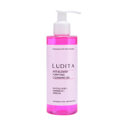 Ludita Hibiscus Purifying Face Wash for Uneven Skin 200 ml