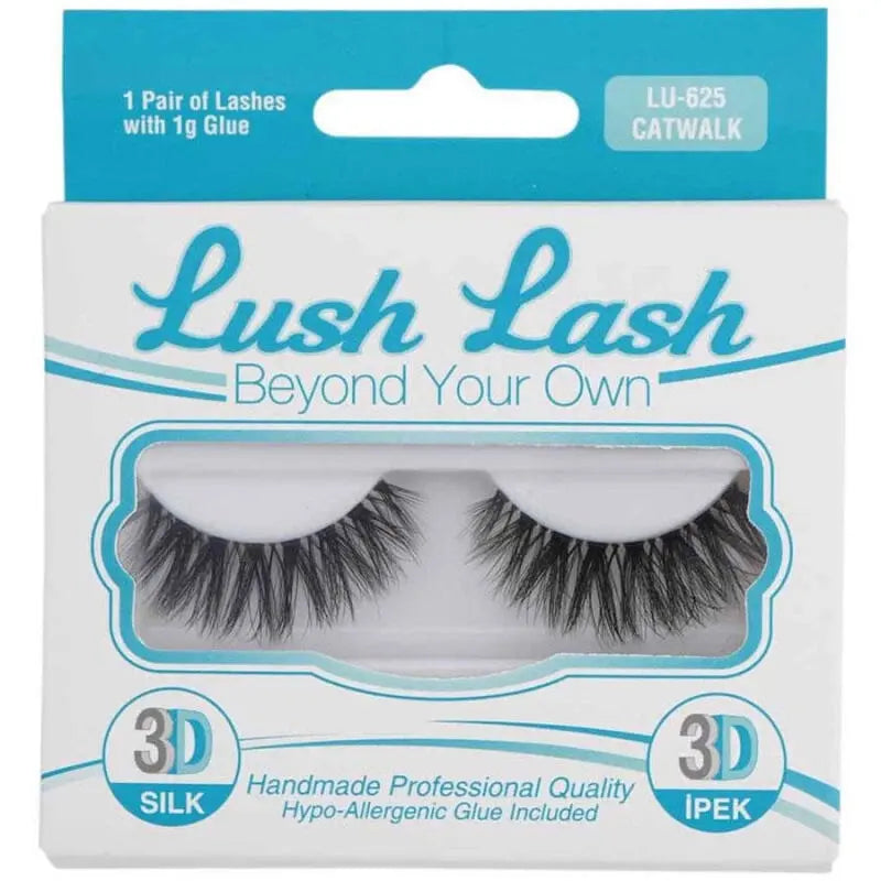 Lush Lash 3D Silk False Eyelashes Catwalk LU-625