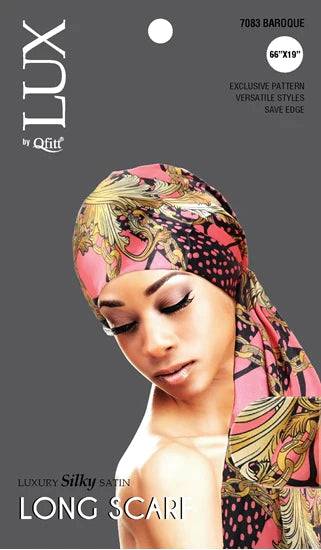 Lux by Qfitt Long Hair Scarf 7084 - Choose Color