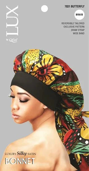 VIP Extensions Lux Silk Pattern Bonnet Braid, Color Butterfly