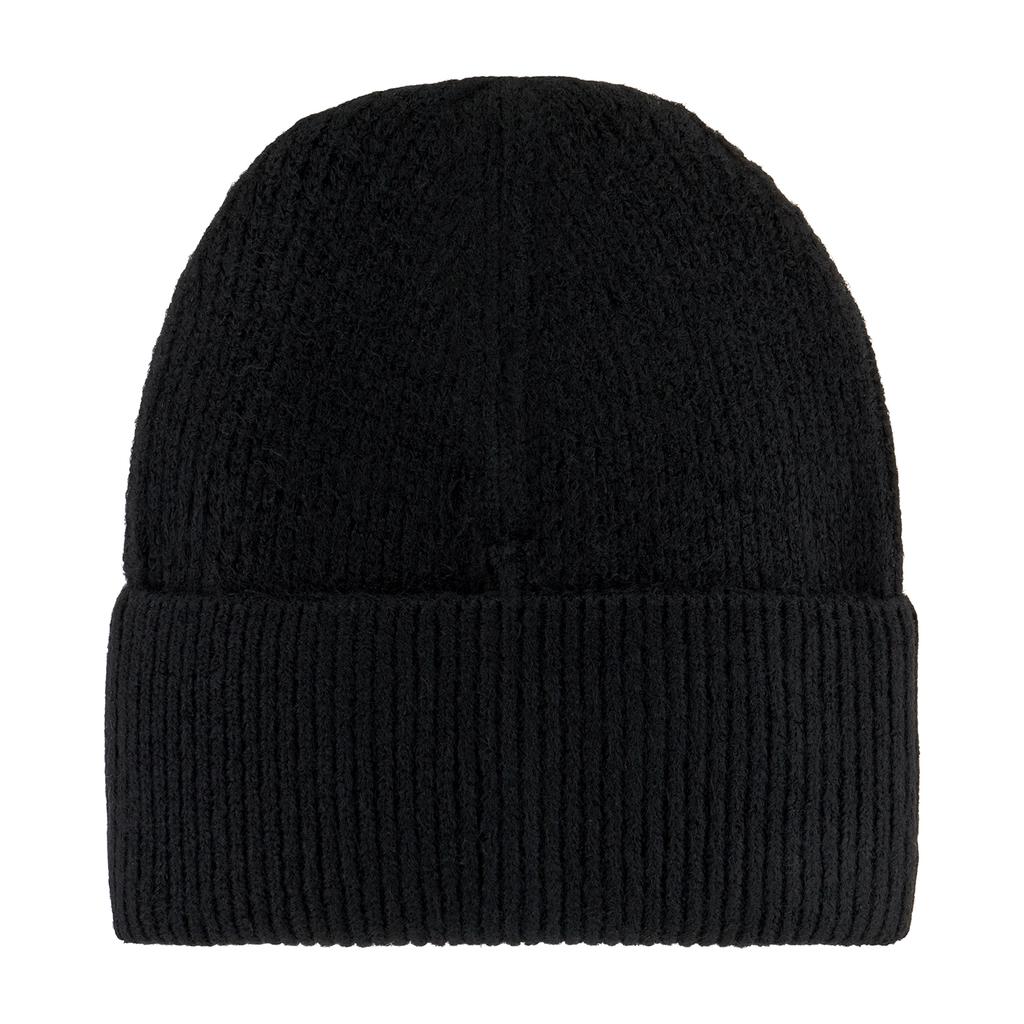 Eklips Glittery Black Beanie for Warm Winter Style
