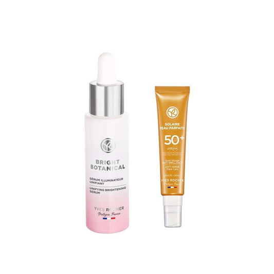 Blemish Anti-Aging Skincare Set with SPF 50+ Sun Protection - Bright Botanical Complex