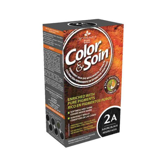 Color&Soin Natural Hair Dye - Ammonia-Free, Botanical, Permanent Hair Color for Sensitive Hair