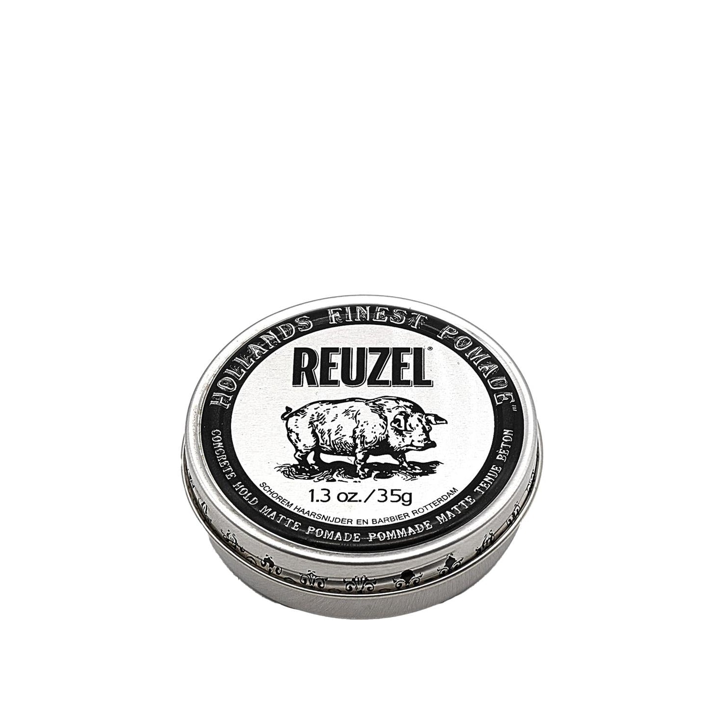 Reuzel Concrete Hold Matte Pomade for Men's Hair Styling - Strong Hold, Matte Finish