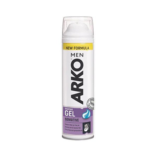 Arko Men Extra Sensitive Shaving Gel for Sensitive Skin - 200ml, Comfortable Shave, Men's Grooming