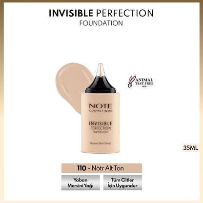 Note Invisible Perfection Foundation with Neutral Undertone 30ml