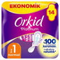 Orkid Platinum Ultra Thin Feminine Hygiene Pads - 14 Count Eko Pack - Superior Absorbency & Odor Control for Reliable Period Protection