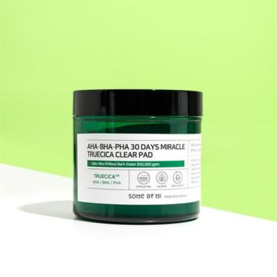 Some By Mi AHA-BHA-PHA 30 Days True Cica Clear Exfoliating Face Pads - Gentle Skincare for Blackheads & Whiteheads