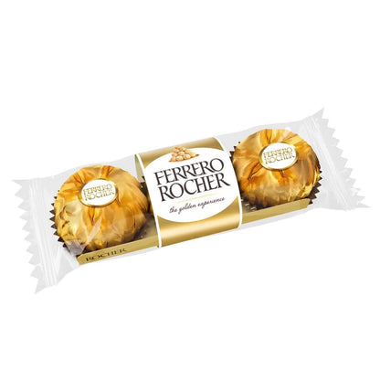 Ferrero Rocher Crispy Hazelnut Chocolates 3-Pack 375g