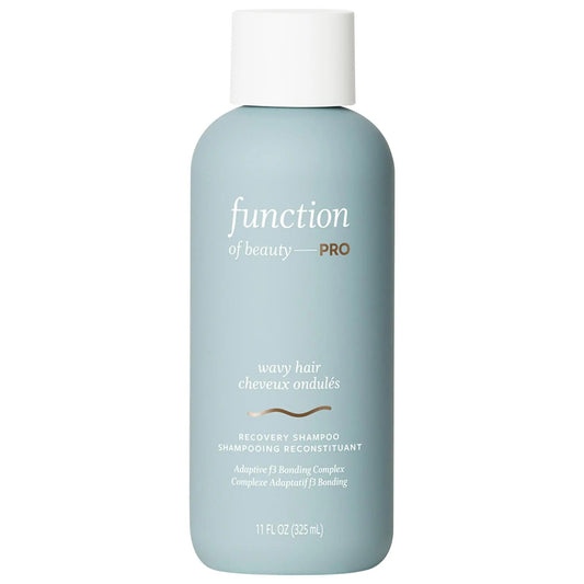 Function of Beauty Recovery Collection: Wavy, Damaged Hair Shampoo & Conditioner Set - Boost Shine, Repair Breakage, Vegan & Cruelty-Free