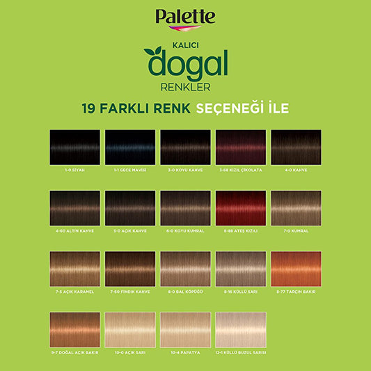 Palette Natural Hair Dye - Red Chocolate (3-68) - Long-Lasting Color with Natural Ingredients