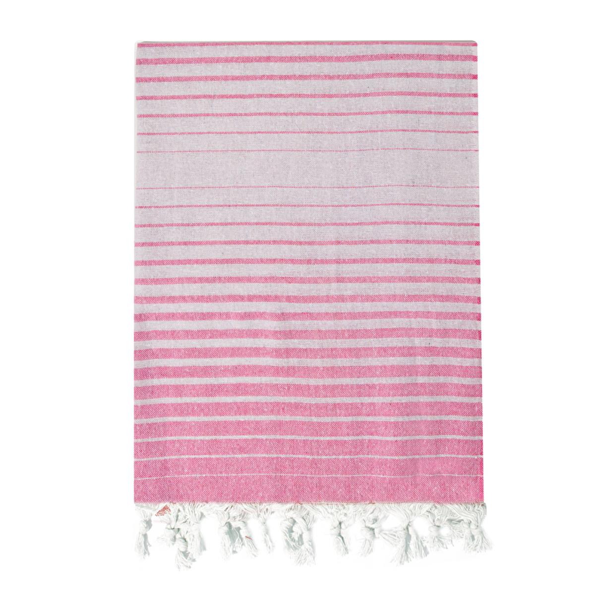 Eklips Pink Peshtemal Towel: Lightweight Turkish Beach, Spa & Hamam Towel - Stylish, Compact & Quick-Drying