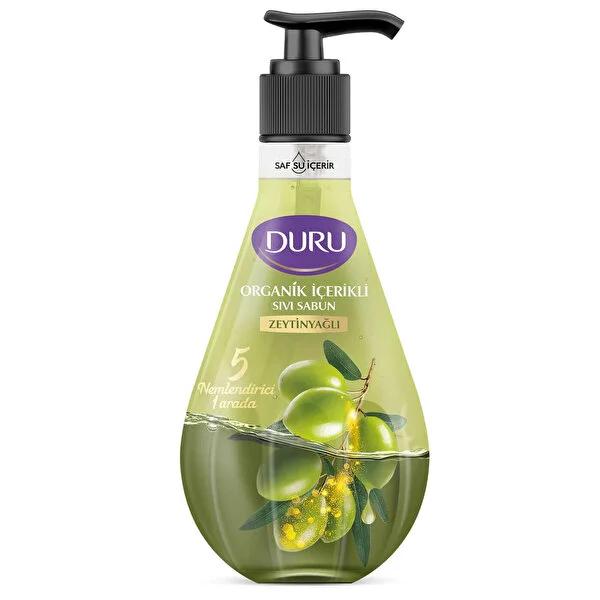 Duru Organic Olive Oil Liquid Hand Soap - Moisturizing & Gentle, 16.91 fl oz