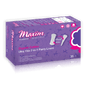 Maxim Organic Cotton 2-in-1 Liners Dual Protection 12 Packs of 35