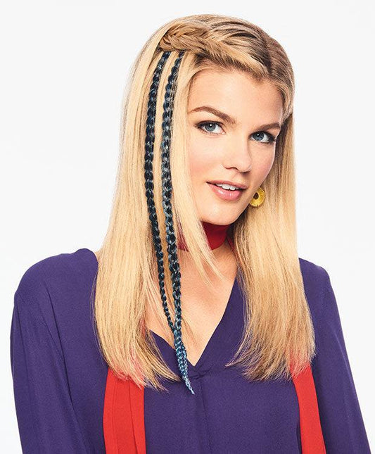 Hairdo Metallic Braid Hair Extension Hairpiece - Choose Color