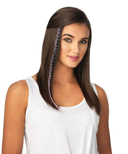 Hairdo Metallic Braid Hair Extension Hairpiece - Choose Color