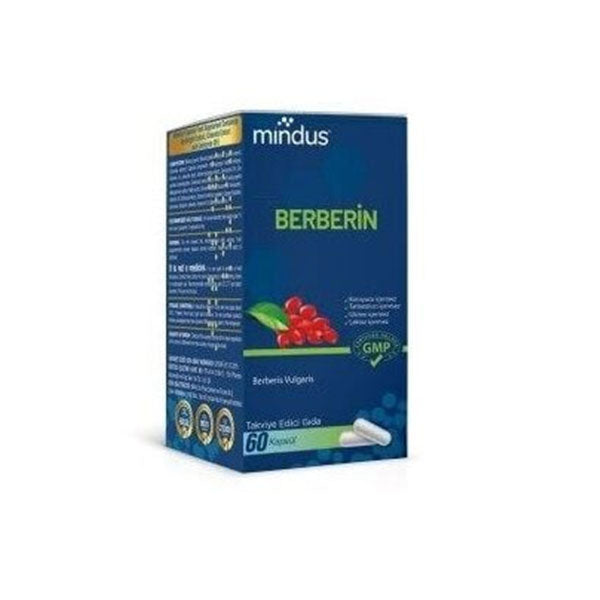 Mindus Berberine Capsule Dietary Supplement 60 Count