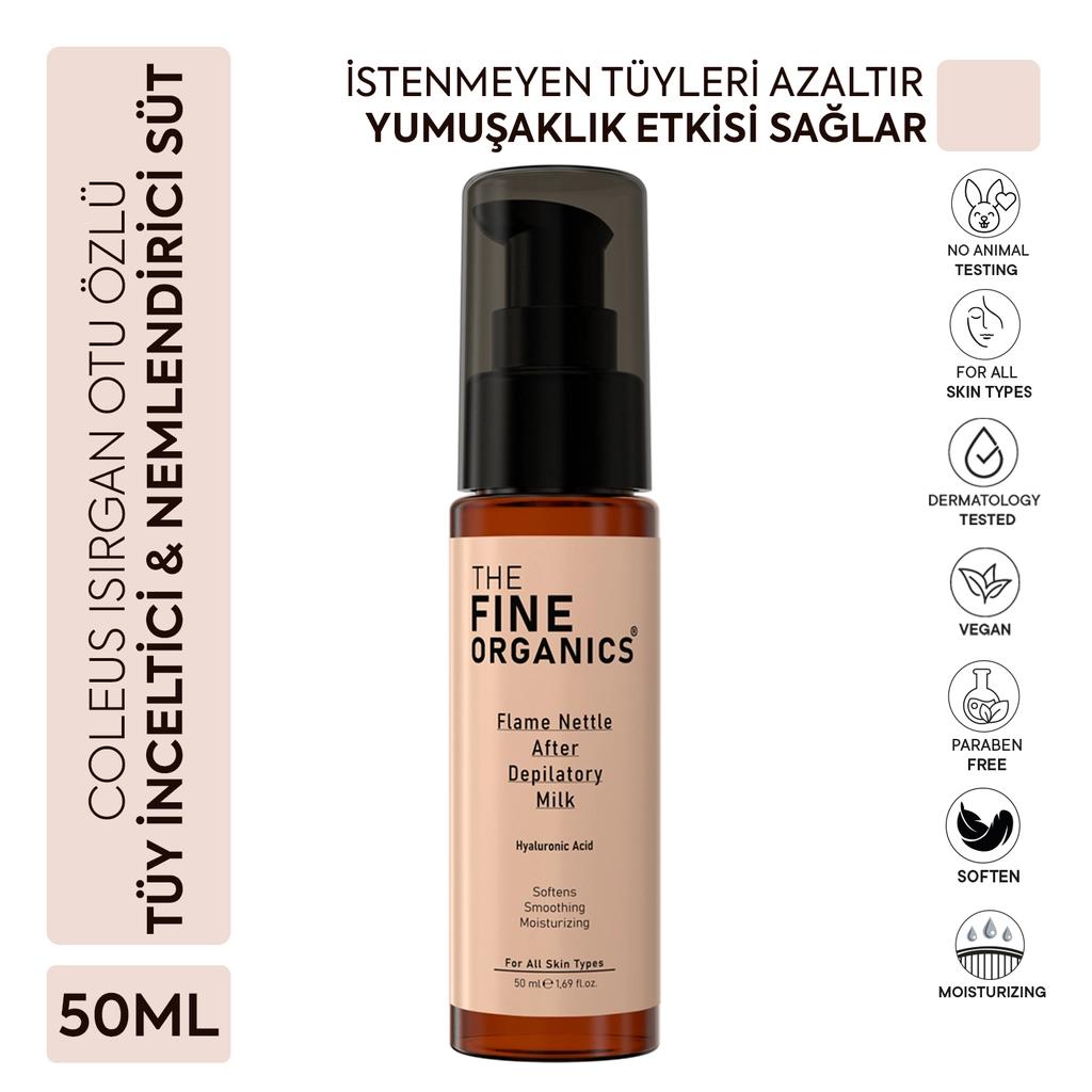 The Fine Organics Nettle Hair Minimizing Body Milk 50 ml