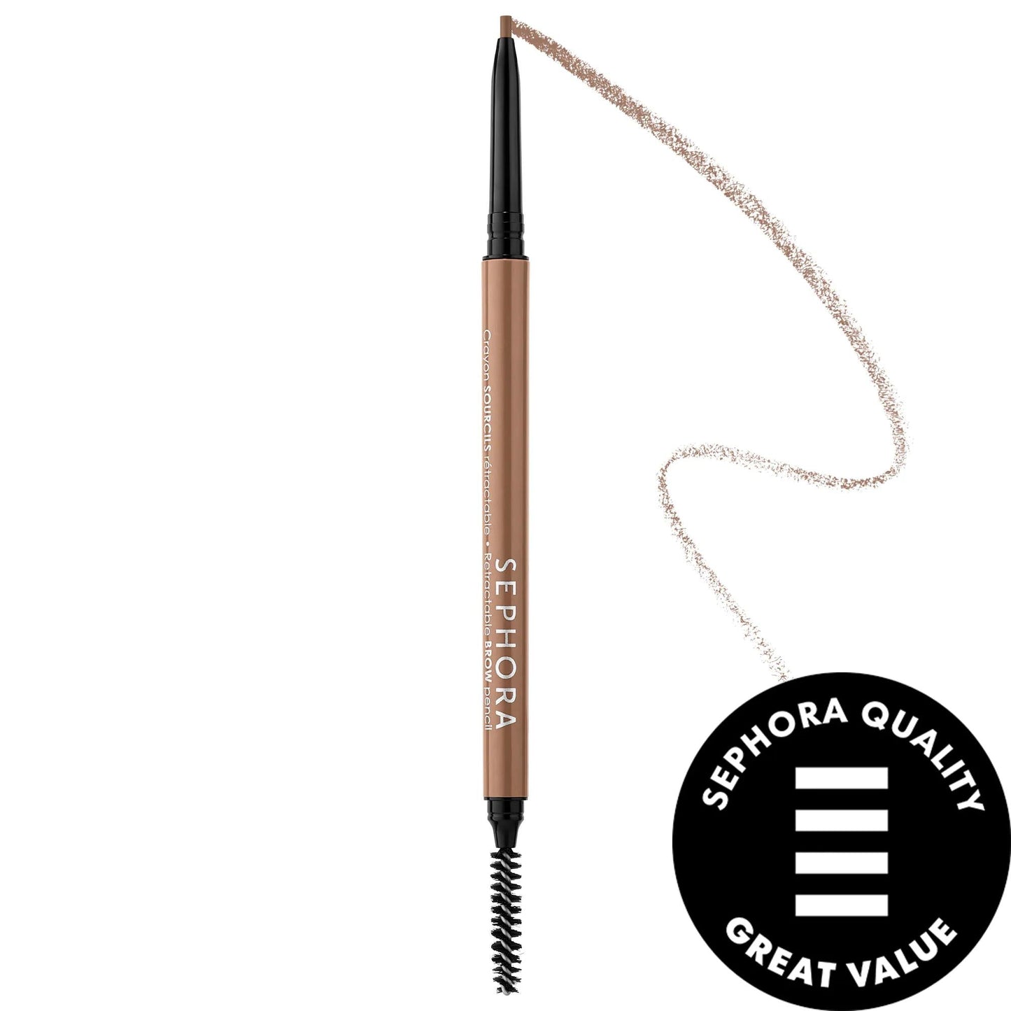Retractable Eyebrow Pencil by [Brand Name] - Waterproof, Ultra-Fine Tip for Precise Definition