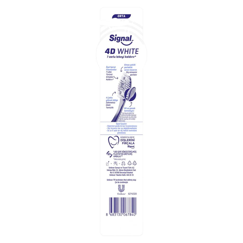 Signal 4D White Expert Medium Toothbrush