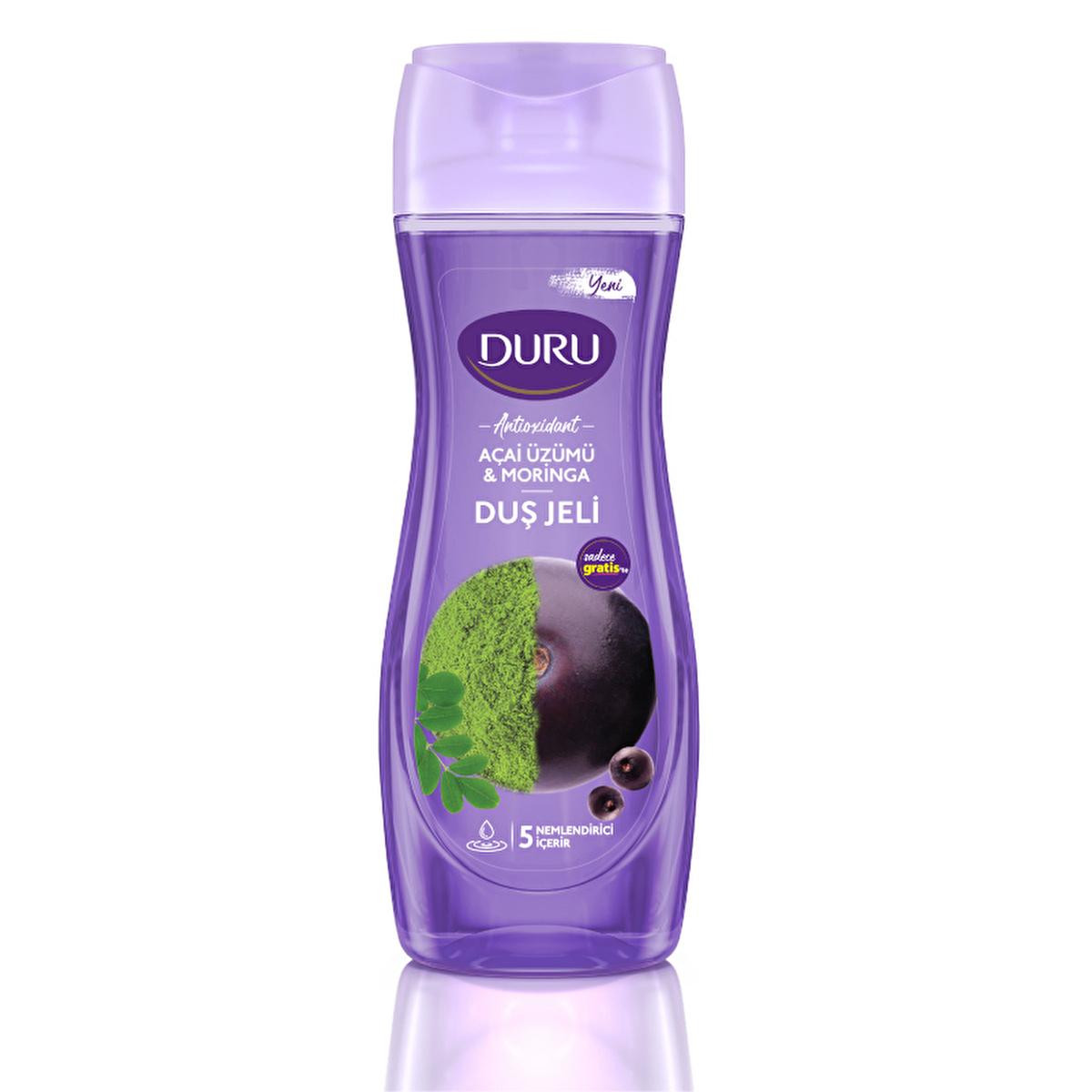 Duru Acai Berry & Moringa Shower Gel - Nourishing Body Wash for Soft & Smooth Skin