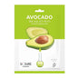 5C Cure Avocado Hydrating Sheet Mask: Deeply Moisturizes, Soothes & Revitalizes Dry Skin - Natural Face Mask for Glowing Skin