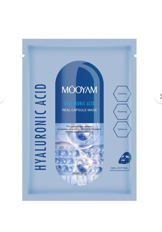 MOOYAM Capsule Mask Hyaluronic Acid & Honey Face Sheet Mask 25ml