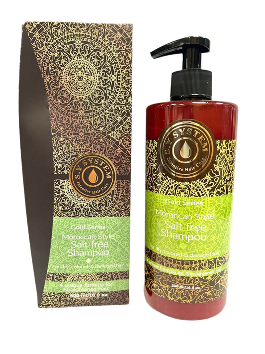 Moroccan Gold Series Salt-Free Shampoo Hair Care 16.9 oz