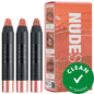 NUDESTIX Mini Nude Natural Lips Kit - Limited Edition Lip & Cheek Color Balms, Vegan, Cruelty-Free, Gluten-Free