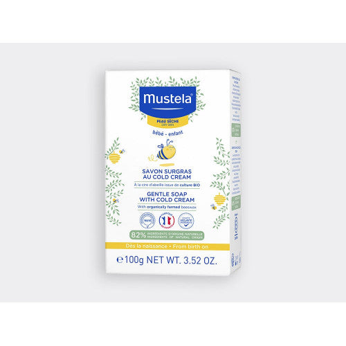 Mustela Cold Cream Soap with Organic Beeswax