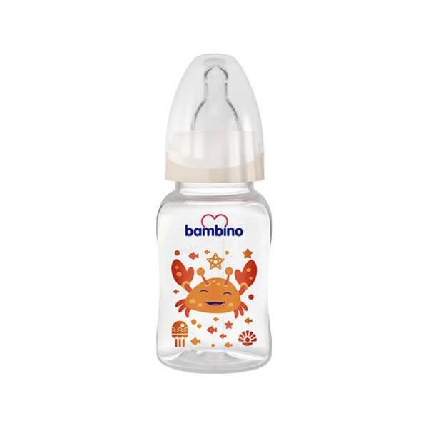 Bambino 150ml Oval Shaped PP Baby Bottle for Newborns - Slow Flow, BPA-Free, Durable