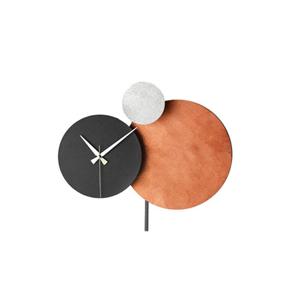 Muyika Handmade Metal Wall Clock - Silent Mechanism, Custom Painted, 18.90 x 17.32 inches