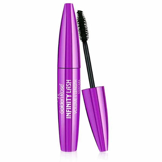 Golden Rose Infinity Lash Mascara - Volume, Length & Curl - Long-Lasting Black Mascara