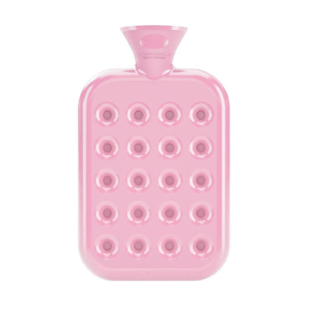 Fashy Honeycomb Hot Water Bottle in Pink 2L