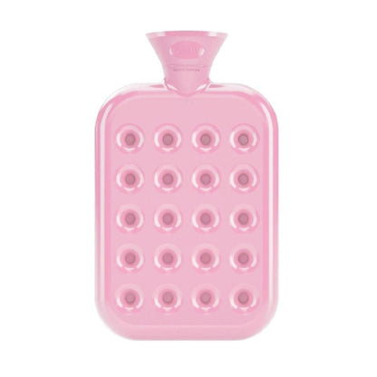 Fashy Honeycomb Hot Water Bottle in Pink 2L