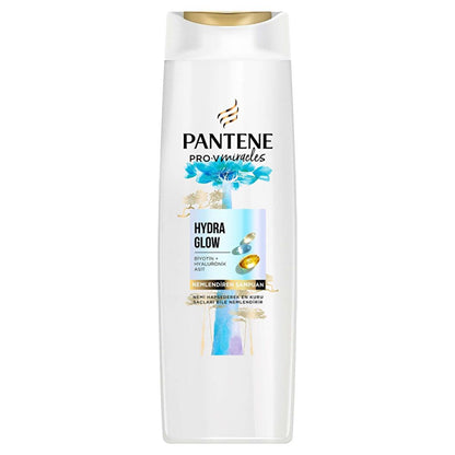Pantene Pro-V Miracles Hydra Glow: Deeply Moisturizing Shampoo for Dry, Dull & Frizzy Hair - Biotin & Hyaluronic Acid Infused for Intense Hydration & Shine